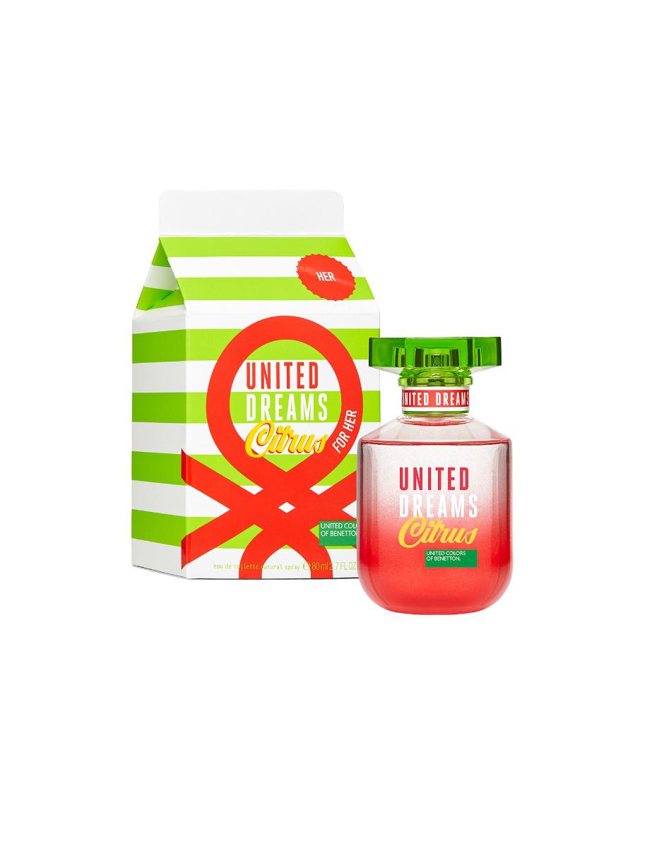 Fragancia para mujer United Dreams Citrus 80 ml Eau de Toilette 2