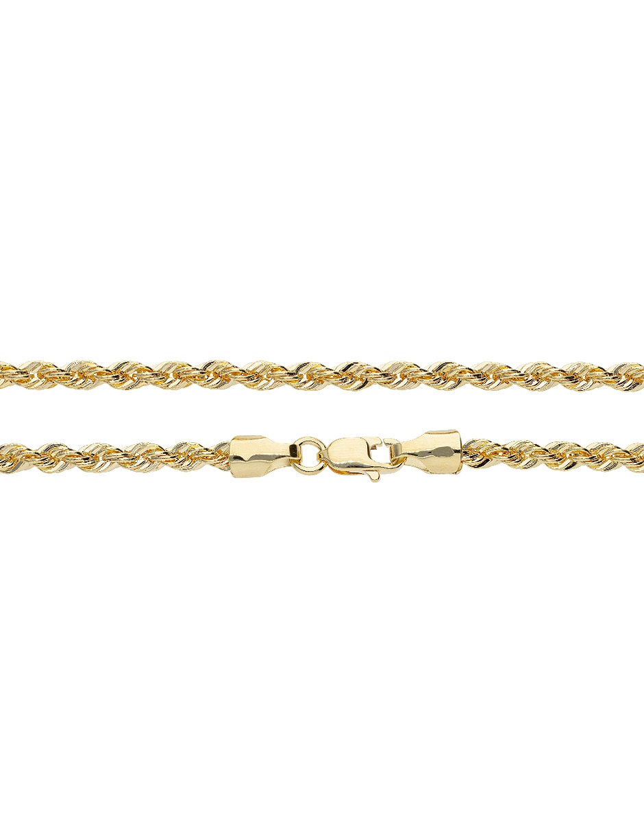 Pulsera de oro amarillo 10 K Clasicas acabado pulido 4