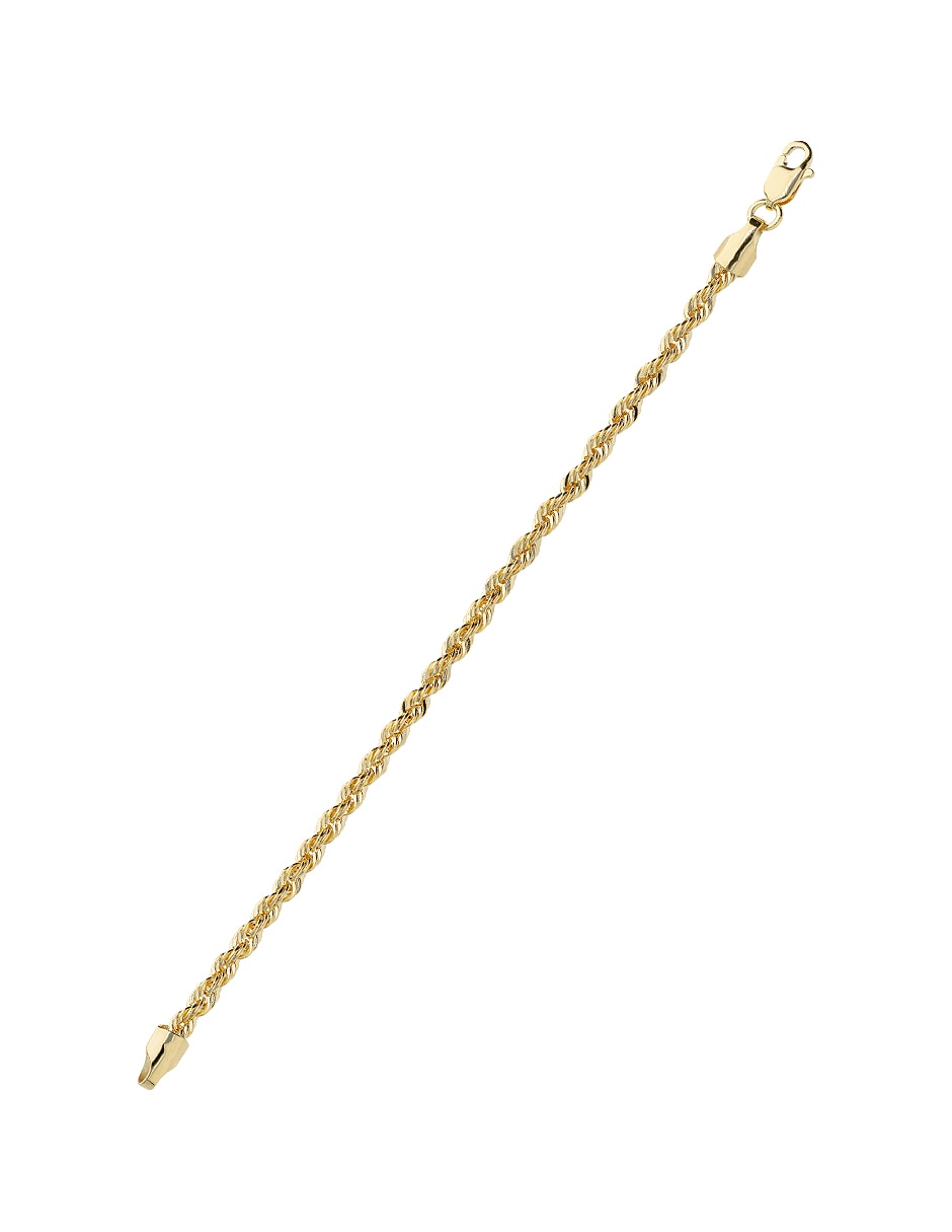 Pulsera de oro amarillo 10 K Clasicas acabado pulido 3