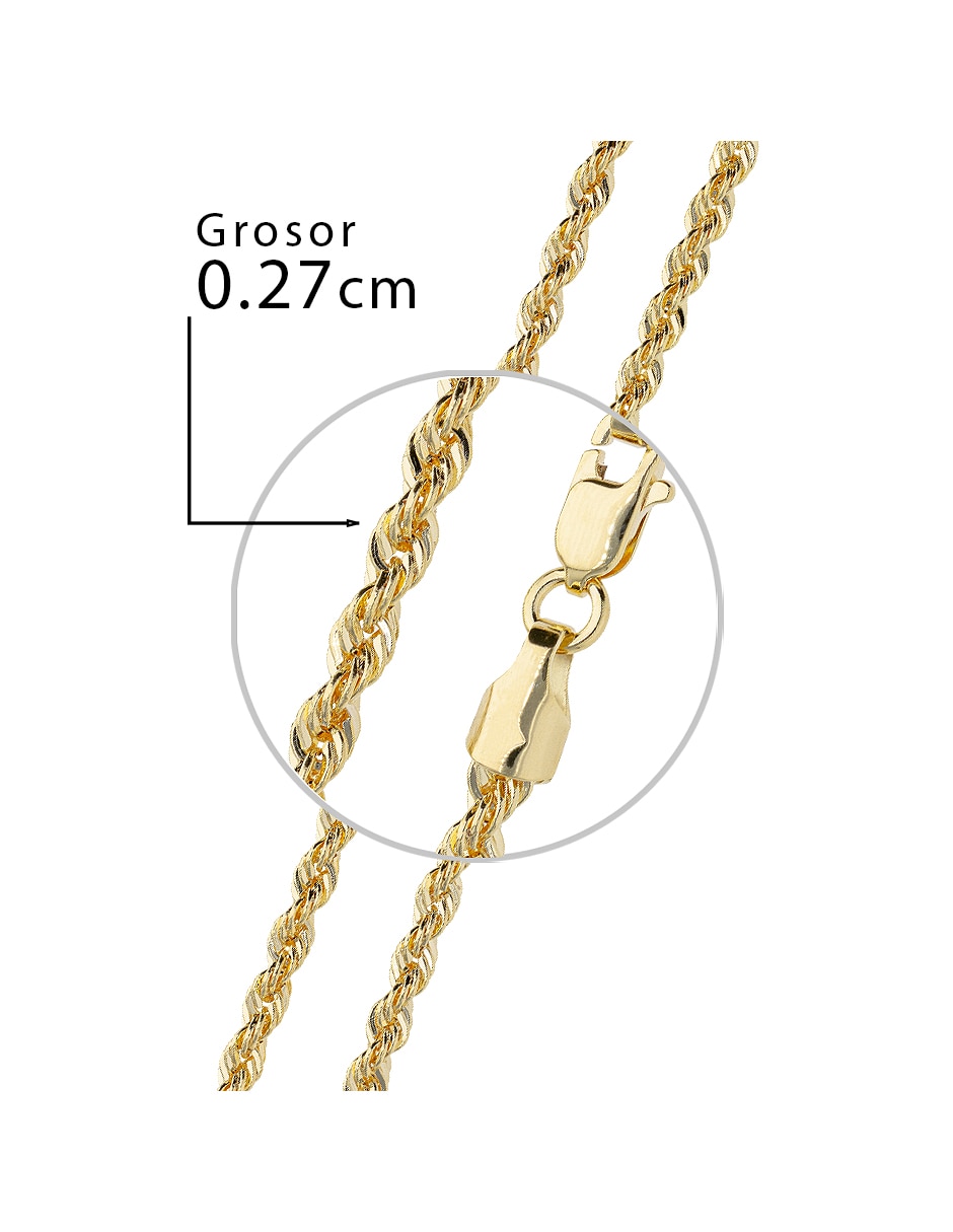 Pulsera de oro amarillo 10 K Clasicas acabado pulido 5