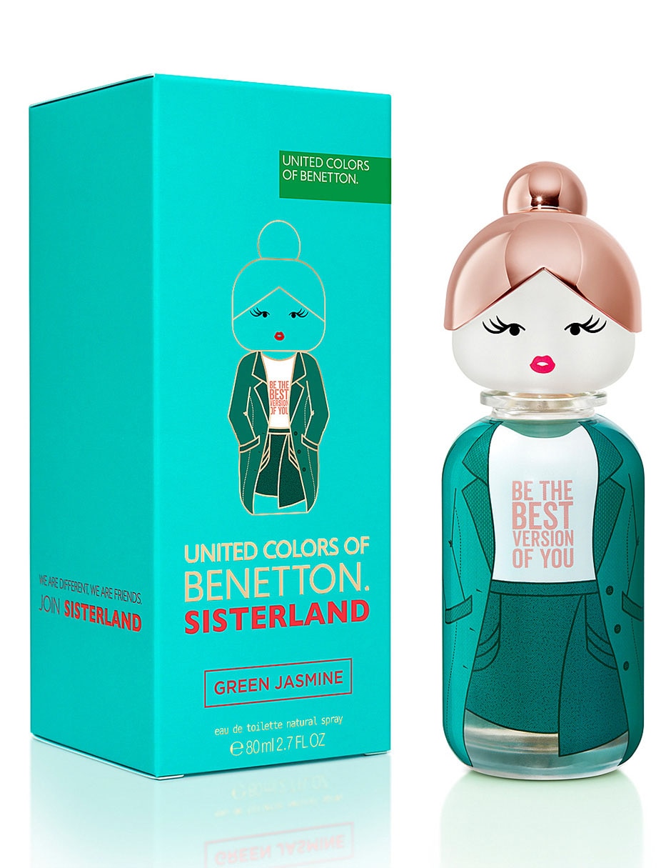 Eau de toilette Benetton Sisterland Green Jasmine para mujer