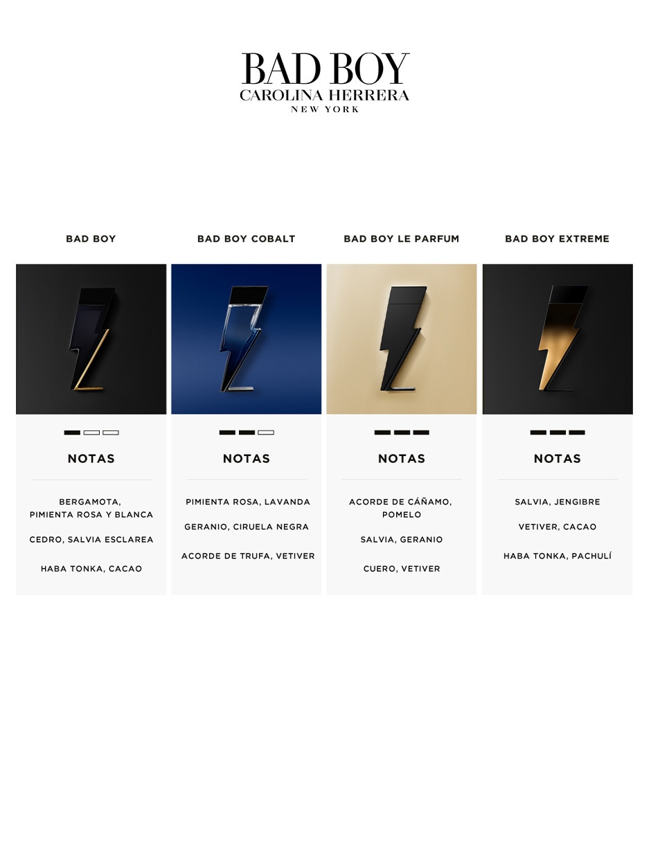 Eau de parfum Carolina Herrera Bad Boy Le Parfum para hombre 6