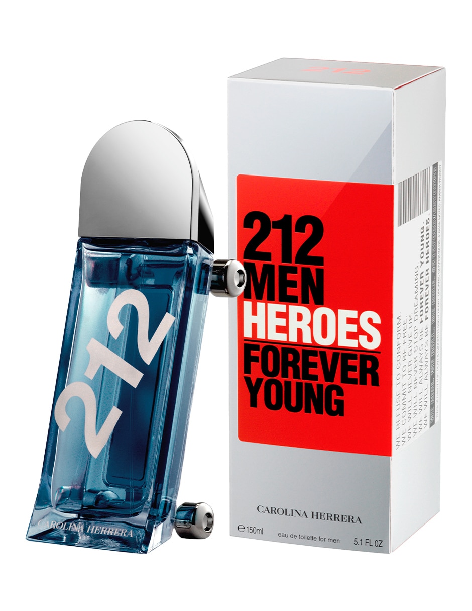 Eau de toilette Carolina Herrera 212 Heroes Forever Young para hombre 2