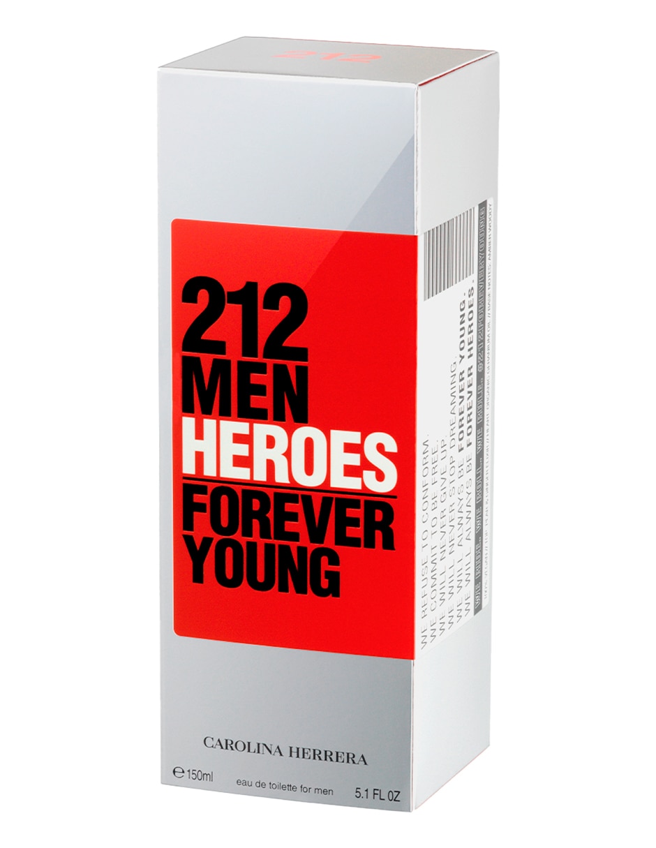 Eau de toilette Carolina Herrera 212 Heroes Forever Young para hombre 3