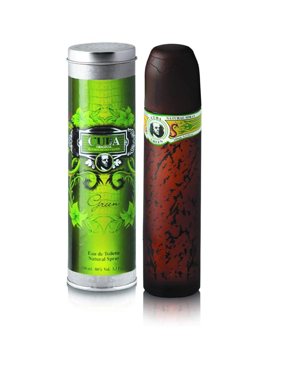 Eau de toilette Cuba Green para hombre