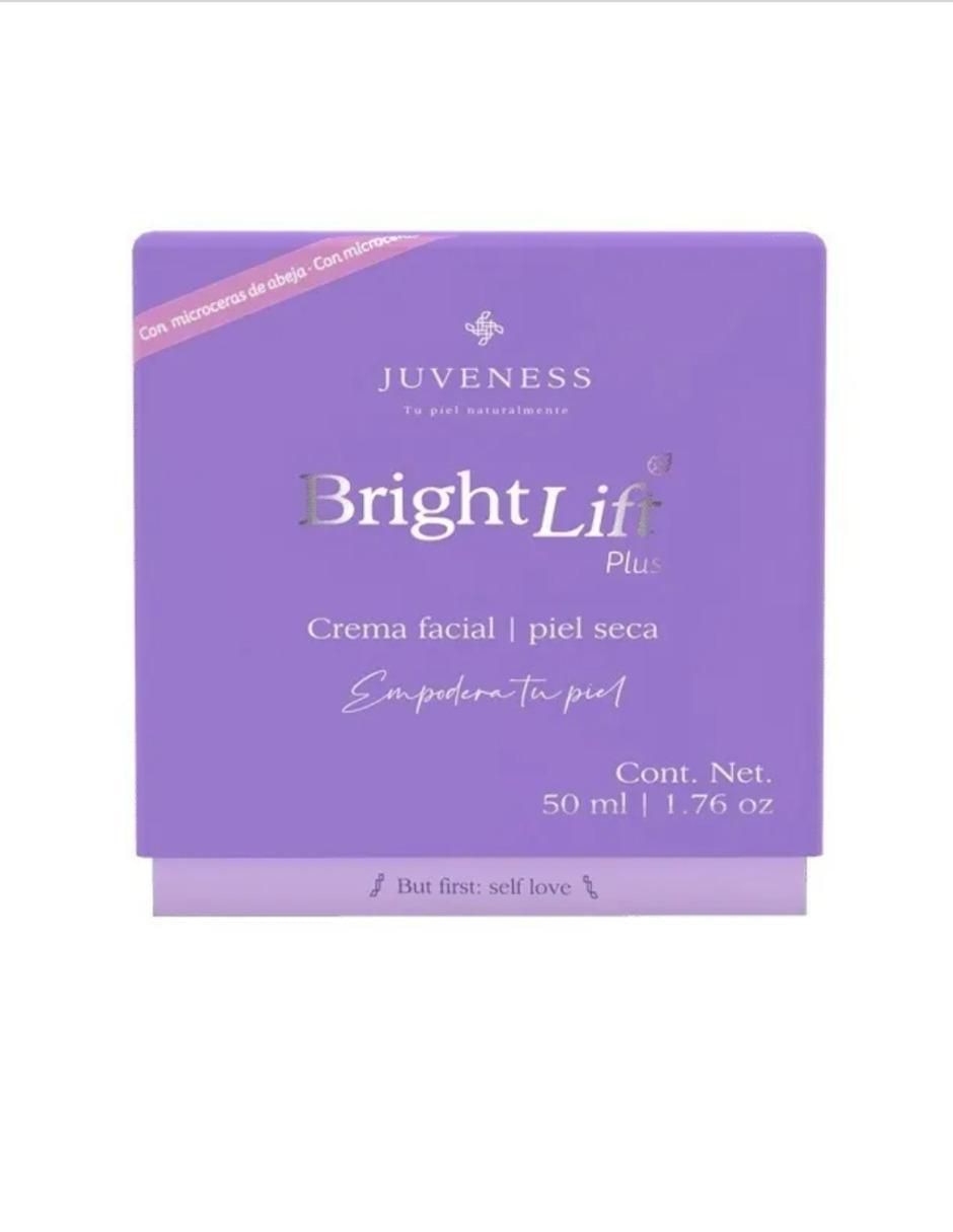 Crema facial recomendada para prevenir signos de la edad día y noche Bright Lift Plus para piel seca 2