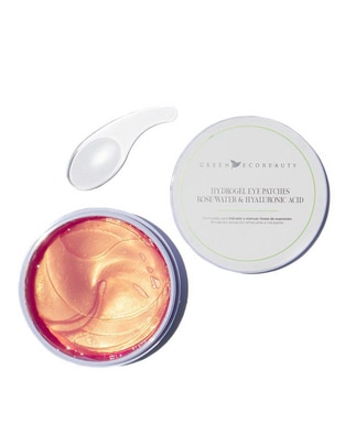 Parches para ojeras Green Ecobeauty Hidrogel de Agua de rosas y Ácido hialurónico