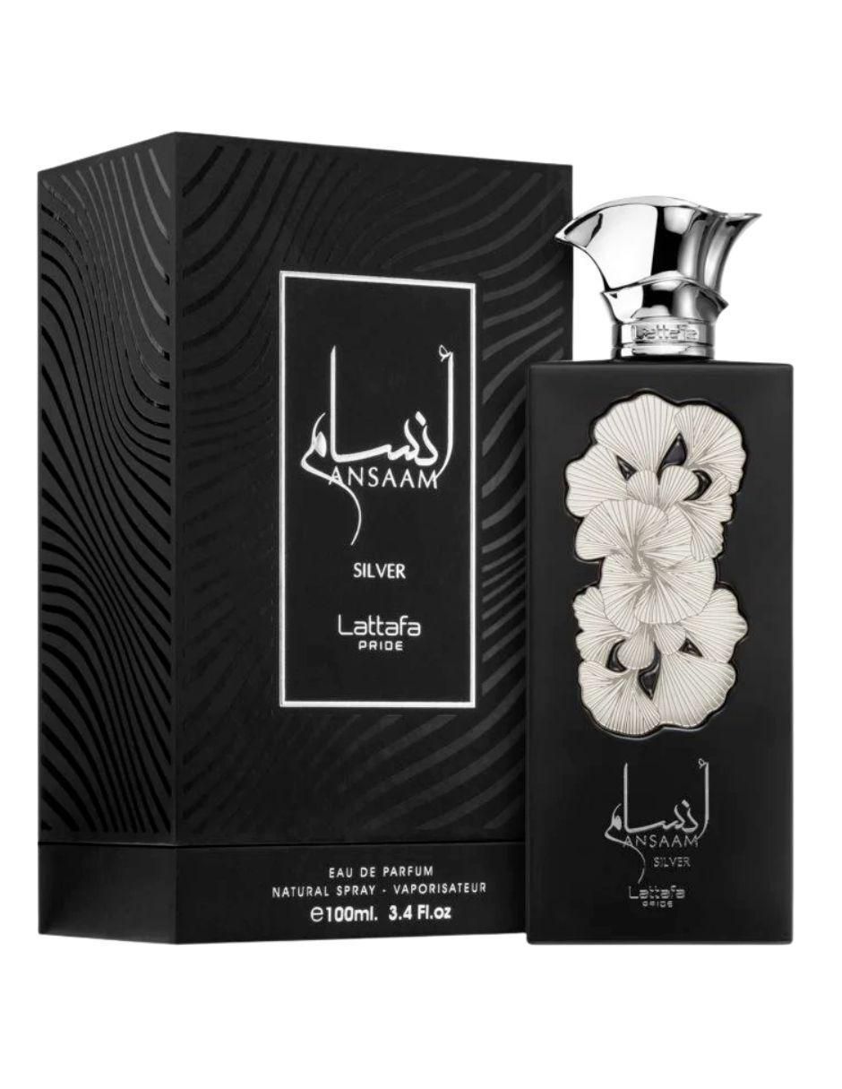 Eau de parfum Lattafa Ansaam Silver para hombre