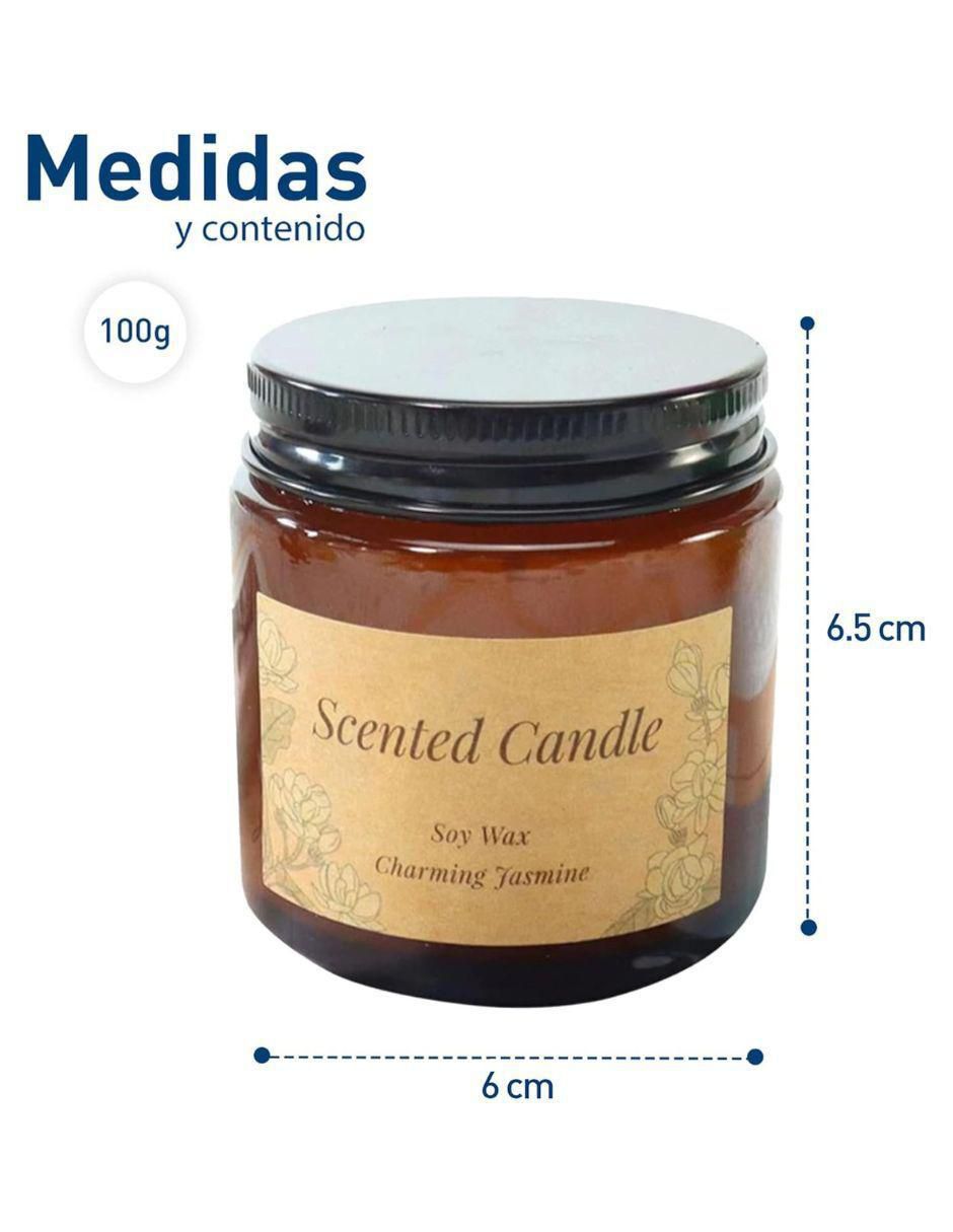 Vela aromática 3 piezas aroma floral 6