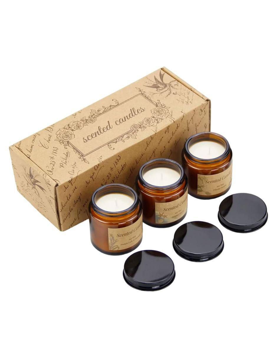 Vela aromática 3 piezas aroma floral 5
