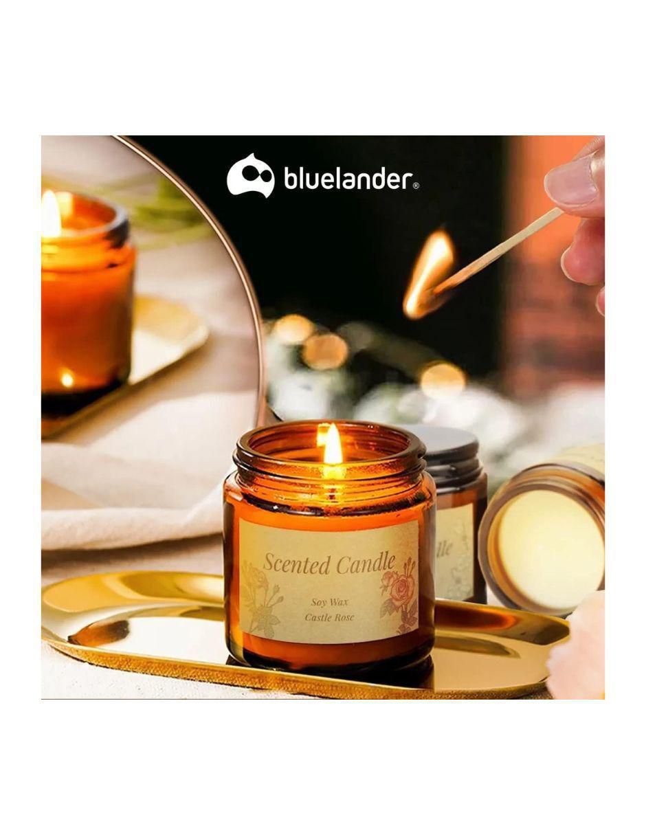 Vela aromática 3 piezas aroma floral 6