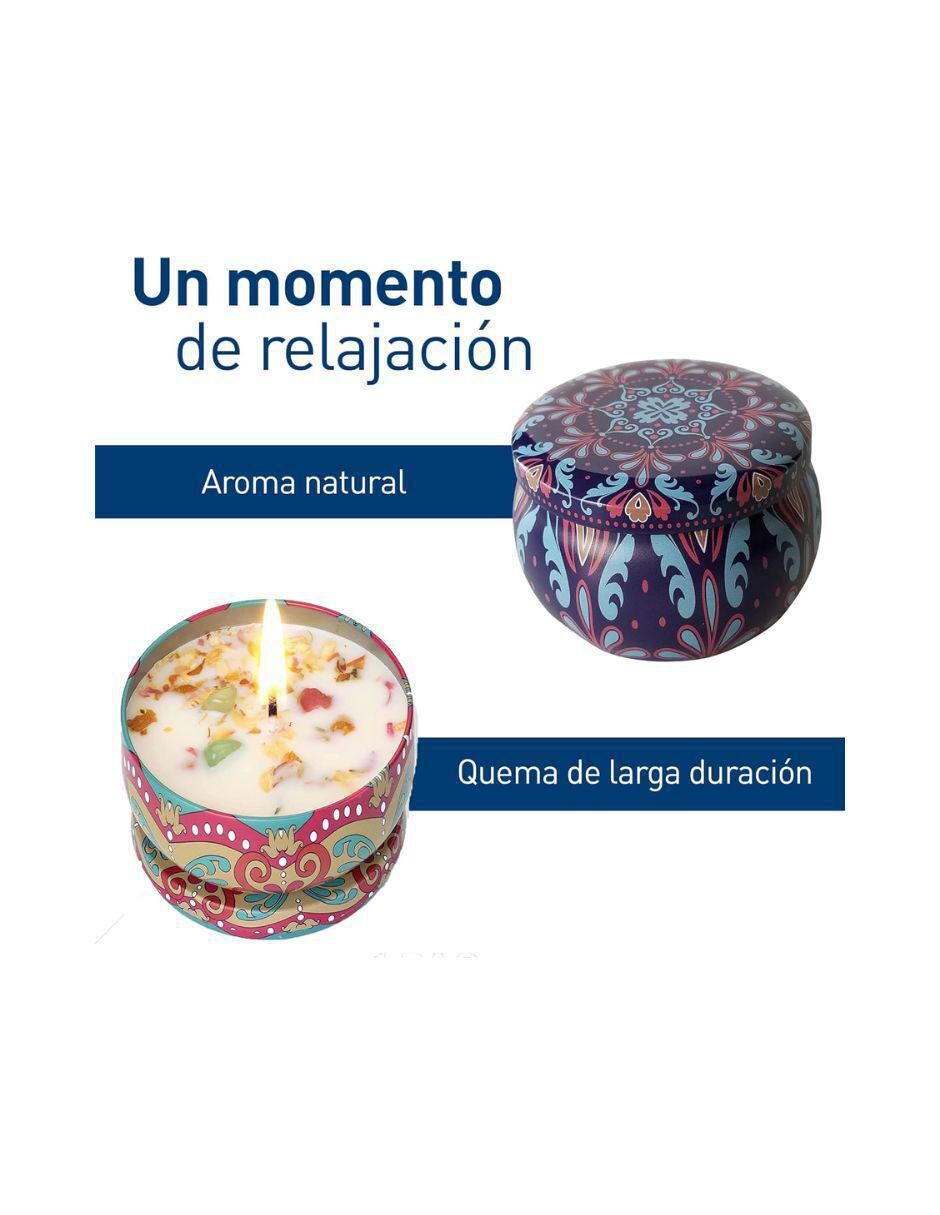 Vela aromática 4 piezas aroma floriental 2