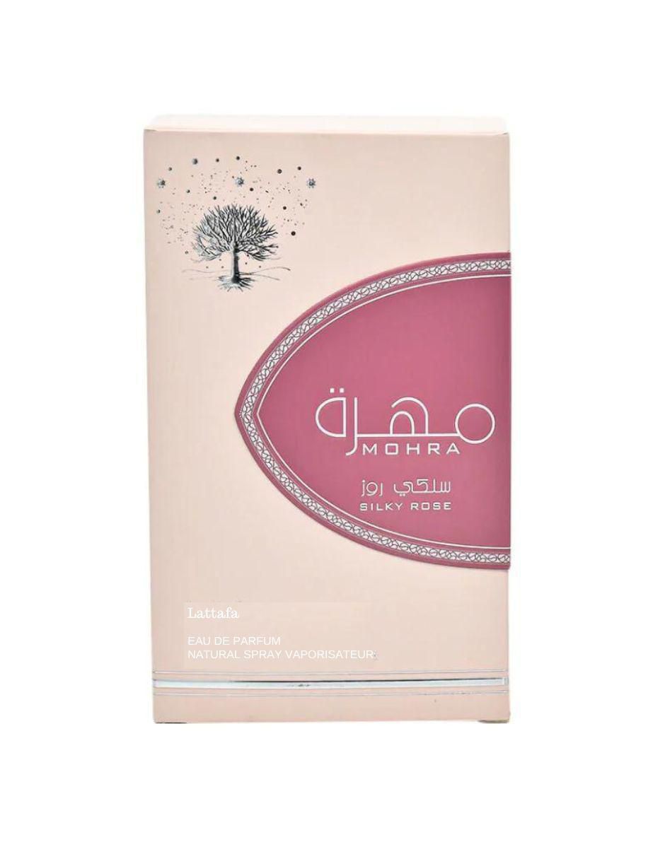 Eau de parfum Lattafa Mohra Silky Rose para mujer