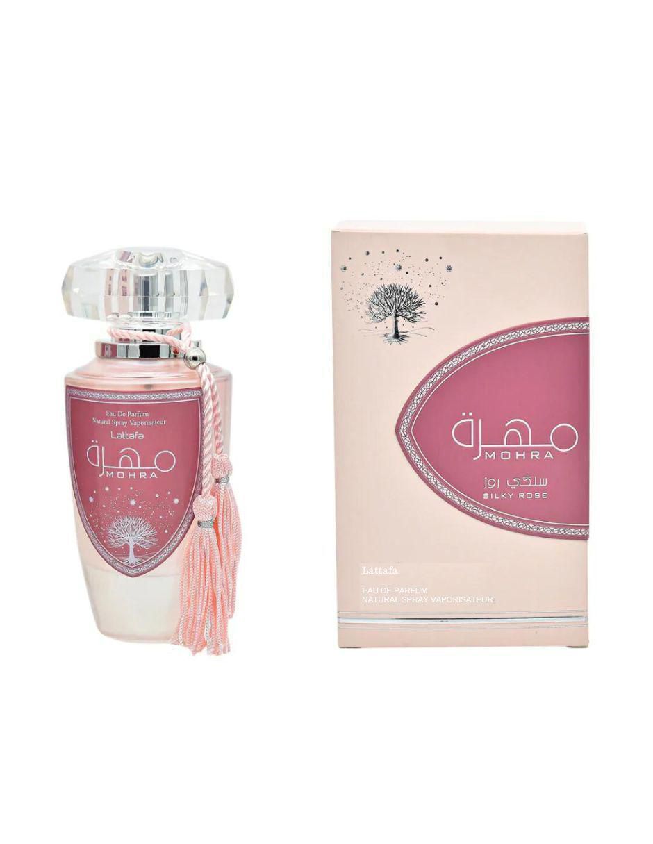 Eau de parfum Lattafa Mohra Silky Rose para mujer