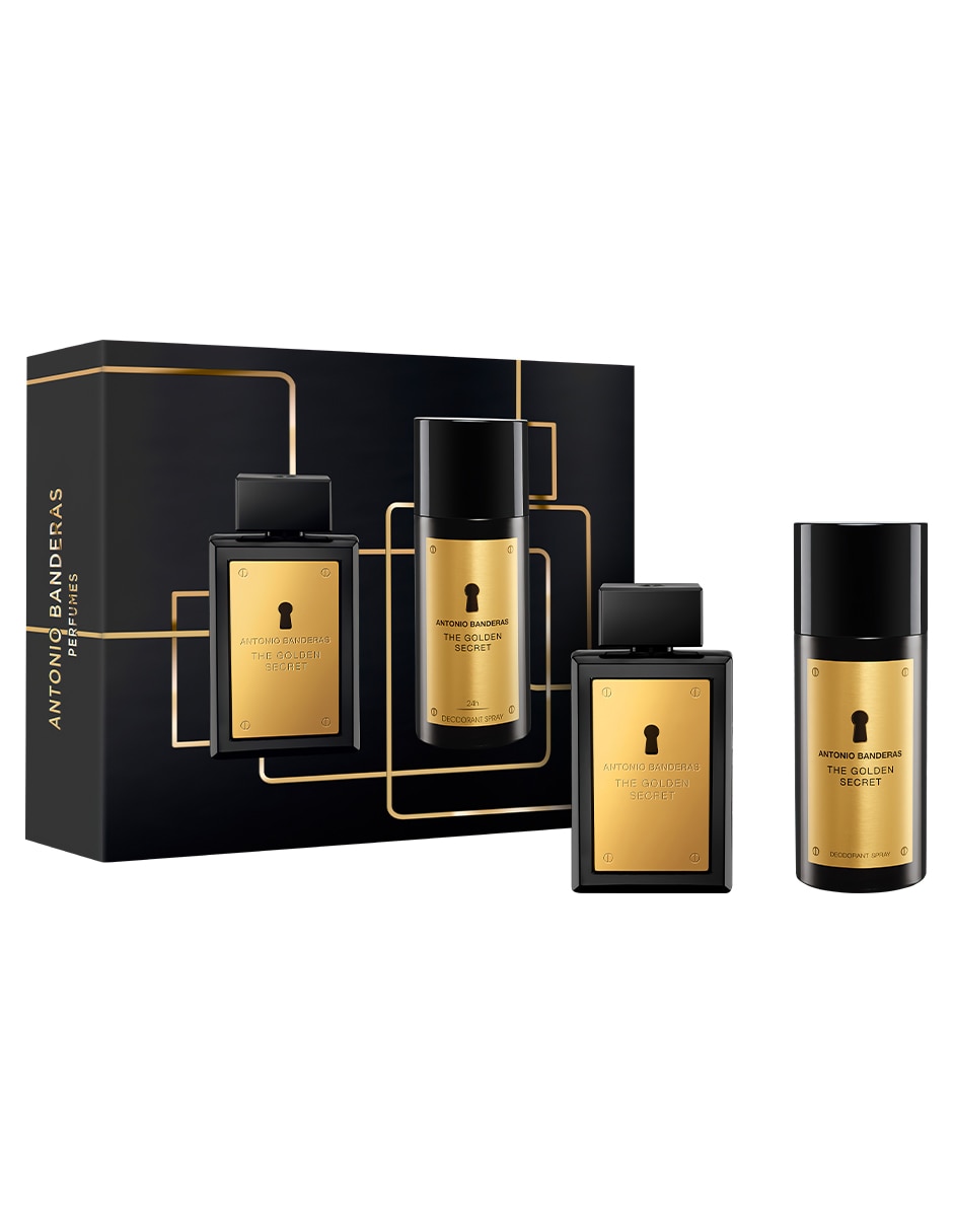 Set Eau de toilette Antonio Banderas Golden Secret para hombre