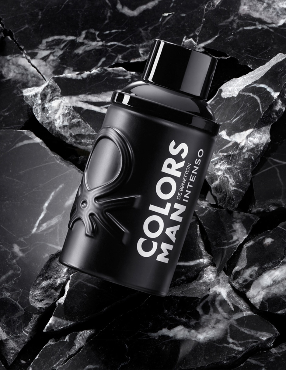 Set Eau de parfum Benetton Colors Black Intenso para hombre