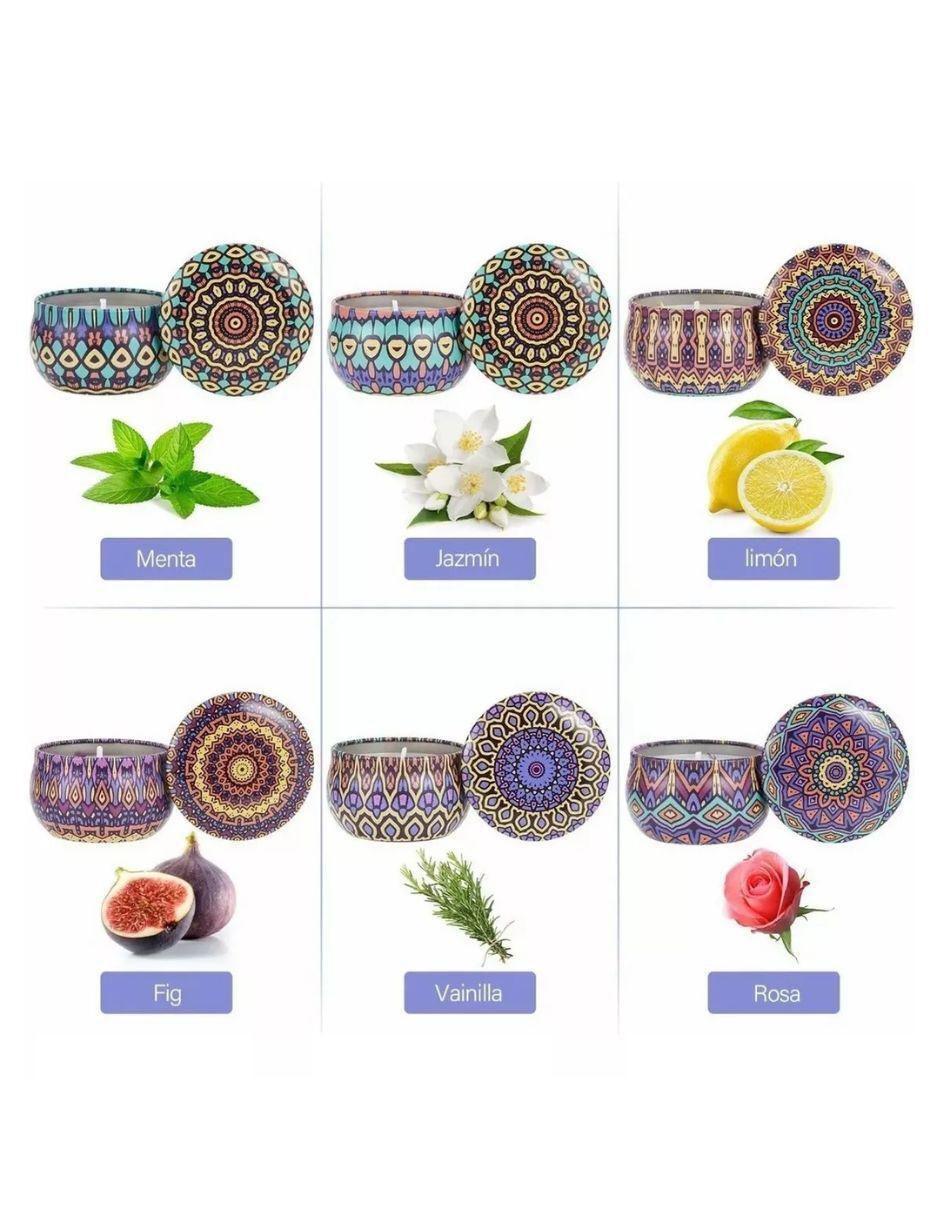 Vela aromática 6 piezas