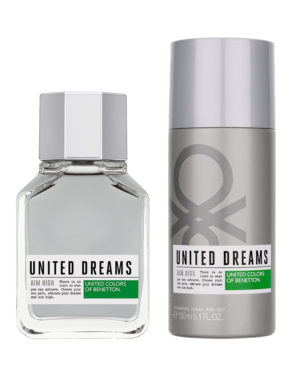Set Eau de toilette Benetton United Dreams Aim High para hombre