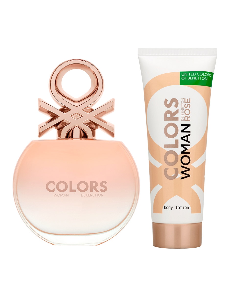 Set Eau de toilette Benetton Colors Rose para mujer