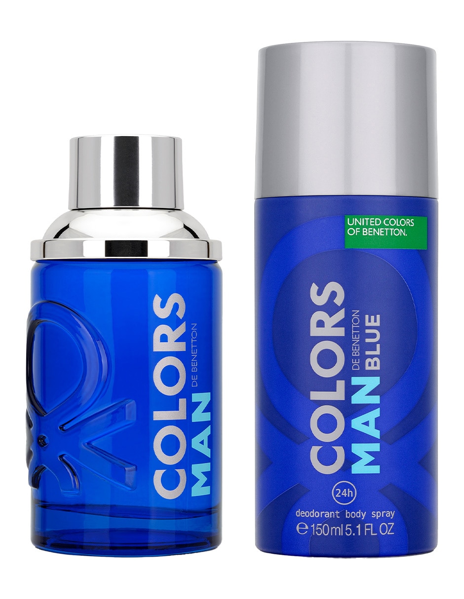 Set Eau de toilette Benetton Colors Blue para hombre