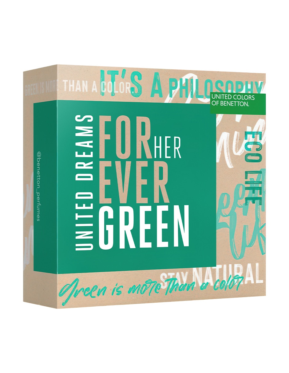 Set Eau de toilette Benetton Forever Green para mujer