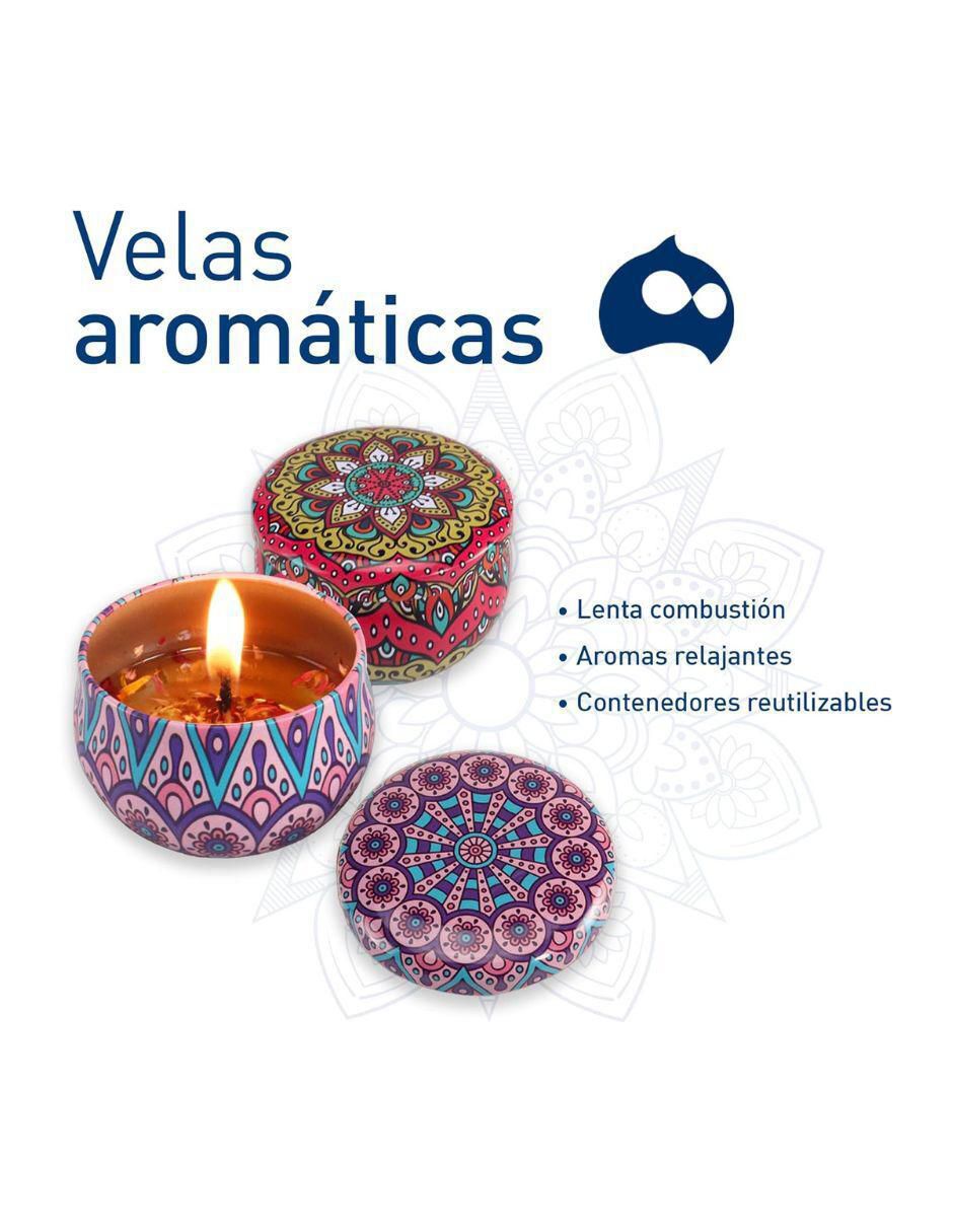 Set vela aromáticas 8 piezas 2