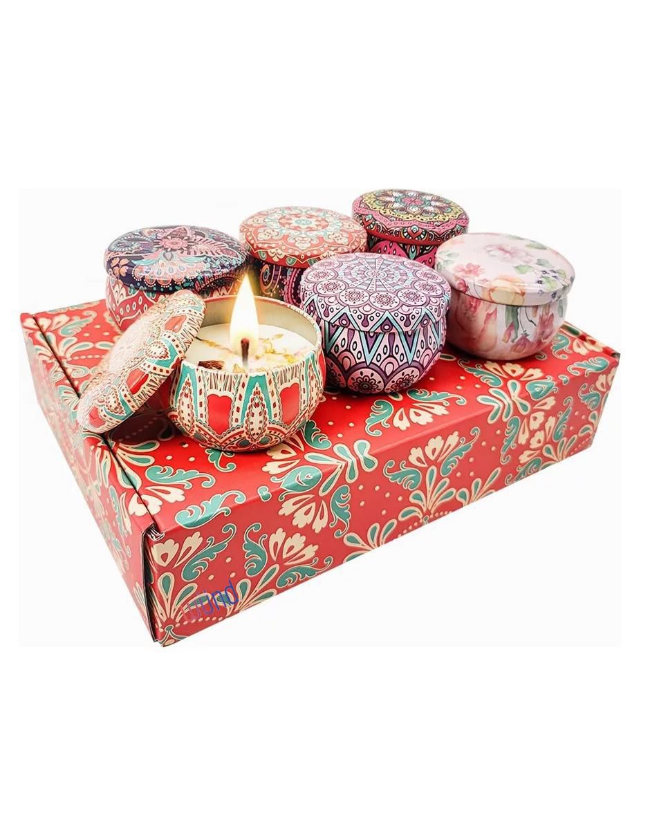 Vela aromática 6 piezas aroma floral Vela aromática 6 piezas aroma floral