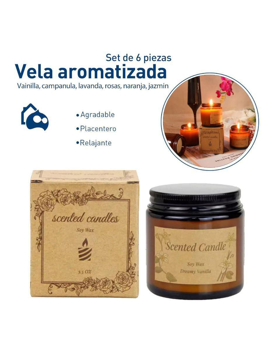 Set vela aromáticas 6 piezas 3