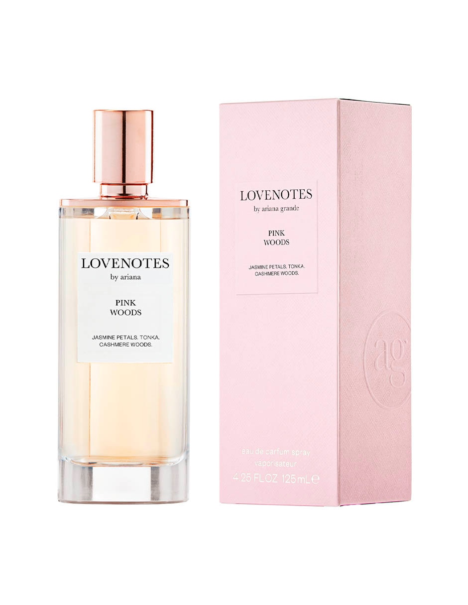 Eau de parfum Ariana Grande Lovenotes Pink Woods para mujer