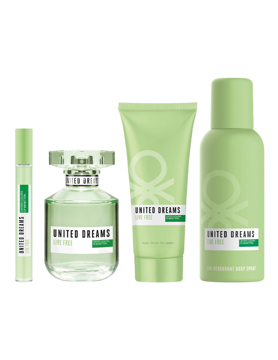 Set Eau de toilette United dreams live free para mujer 5