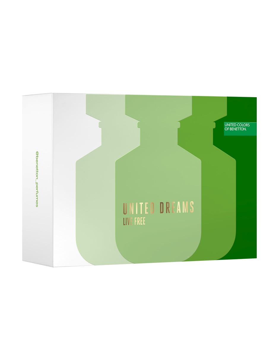 Set Eau de toilette United dreams live free para mujer