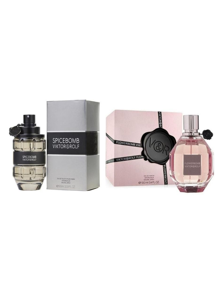 Set Eau de parfum Rolf Spicebomb + Flower Bomb unisex