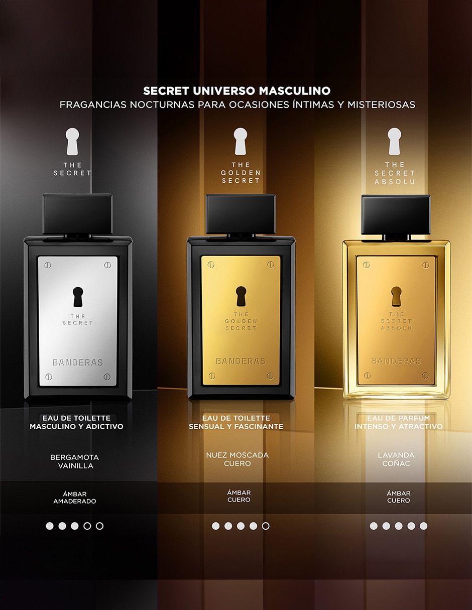 Set Eau de toilette The Golden Secret para hombre 10