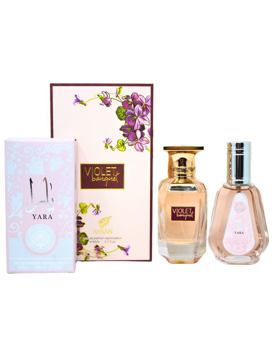 Set Eau de parfum Afnan Violet Bouquet & Yara para mujer