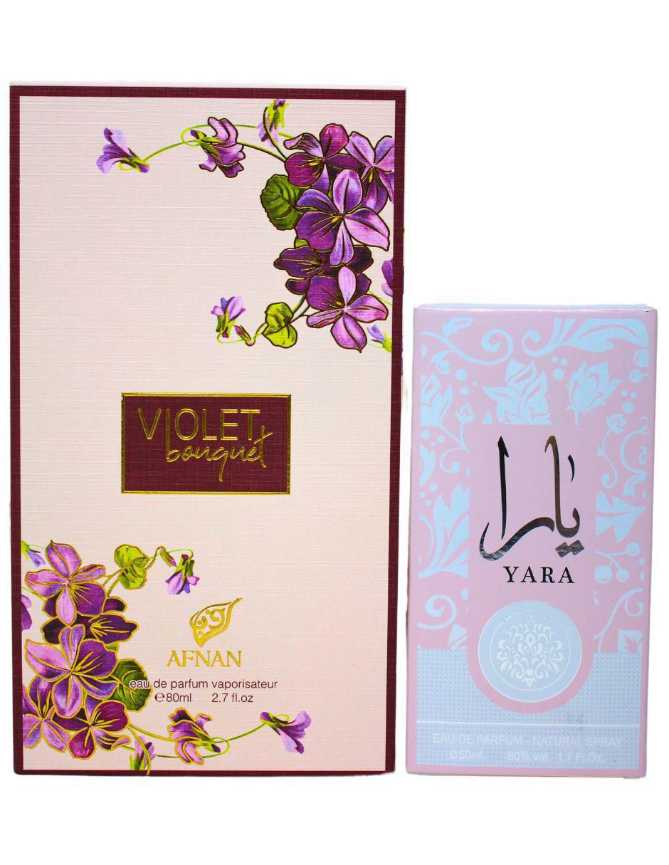 Set Eau de parfum Afnan Violet Bouquet & Yara para mujer