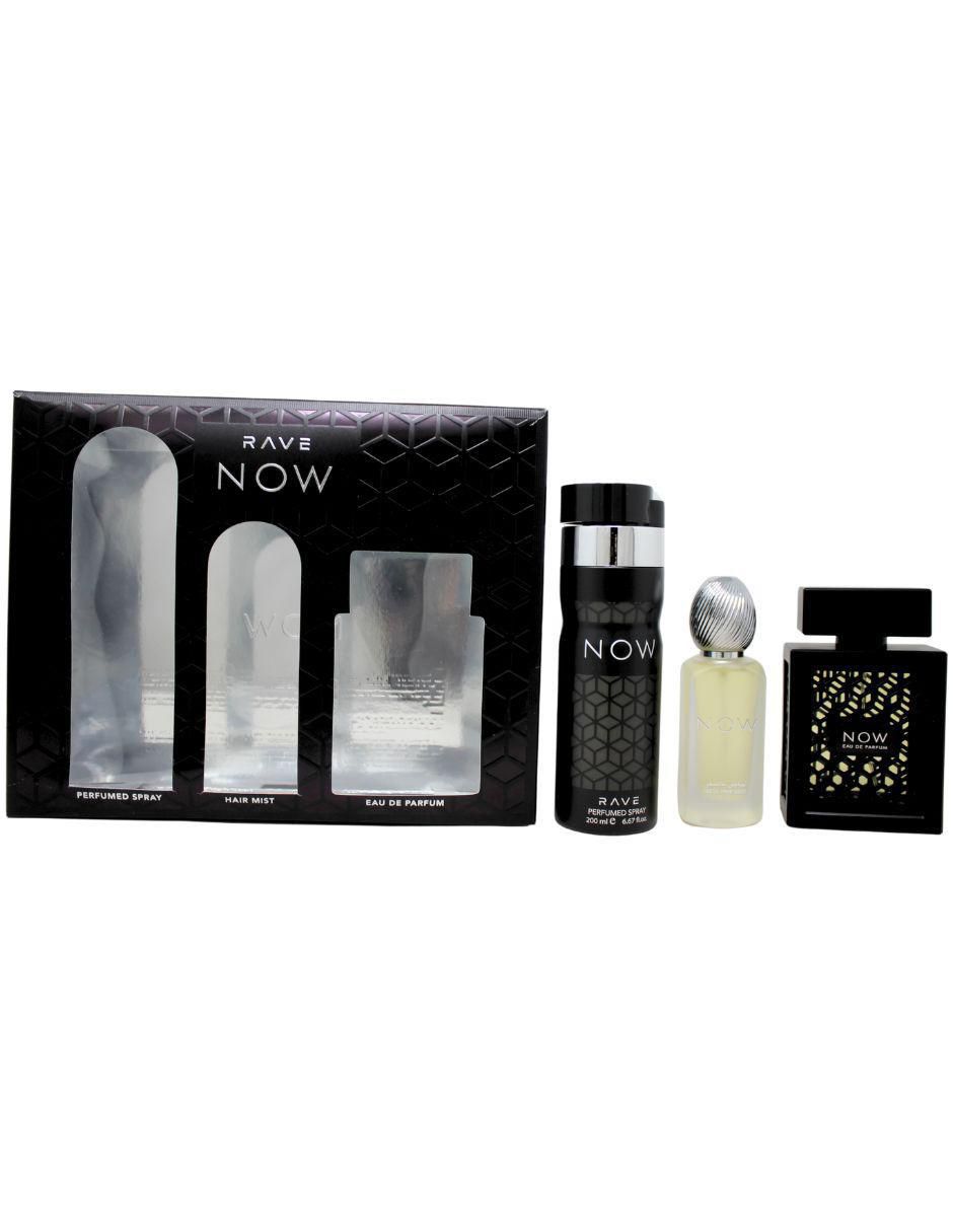 Kit Eau de parfum Lattafa Now Rave para hombre