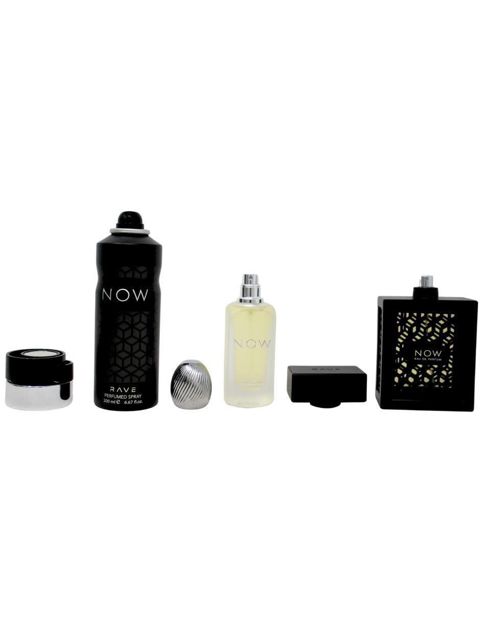 Kit Eau de parfum Lattafa Now Rave para hombre