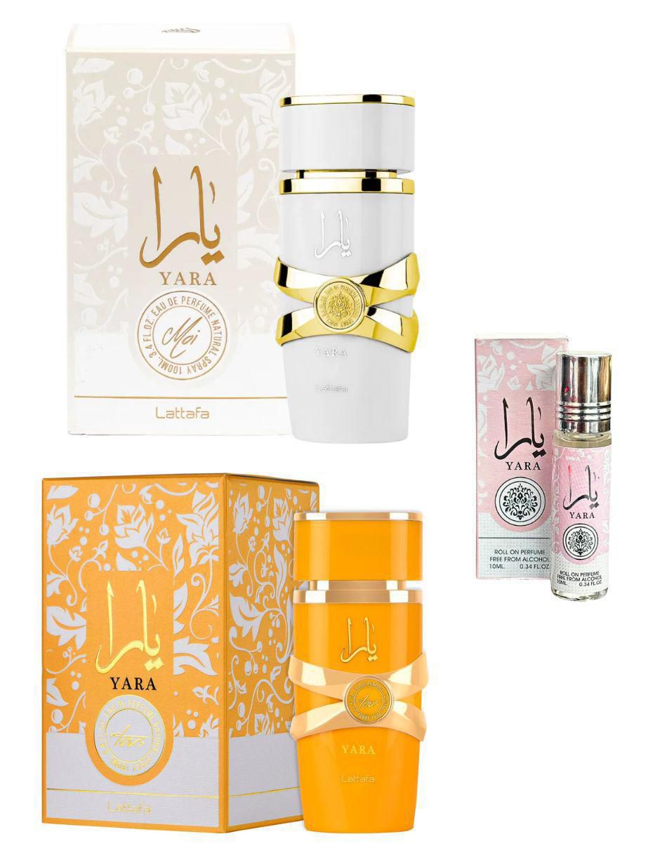 Kit Eau de parfum Lattafa Yara para mujer