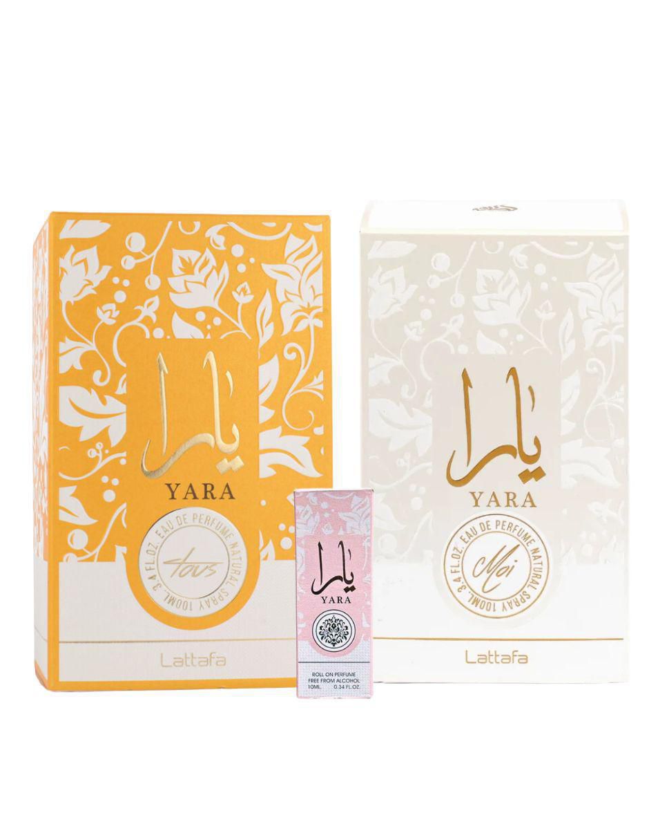 Kit Eau de parfum Lattafa Yara para mujer