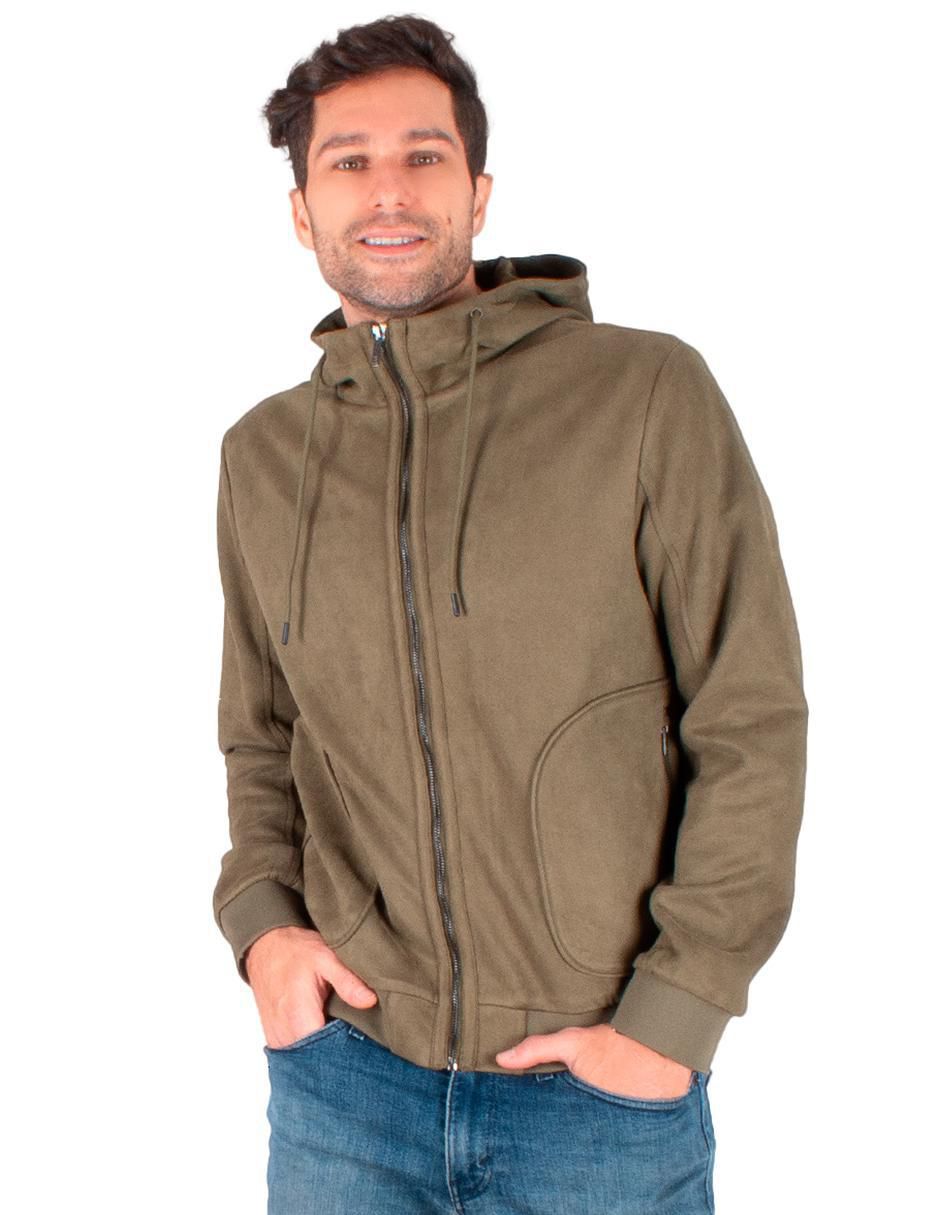 Chamarra casual con capucha para hombre Chamarra casual con capucha para hombre