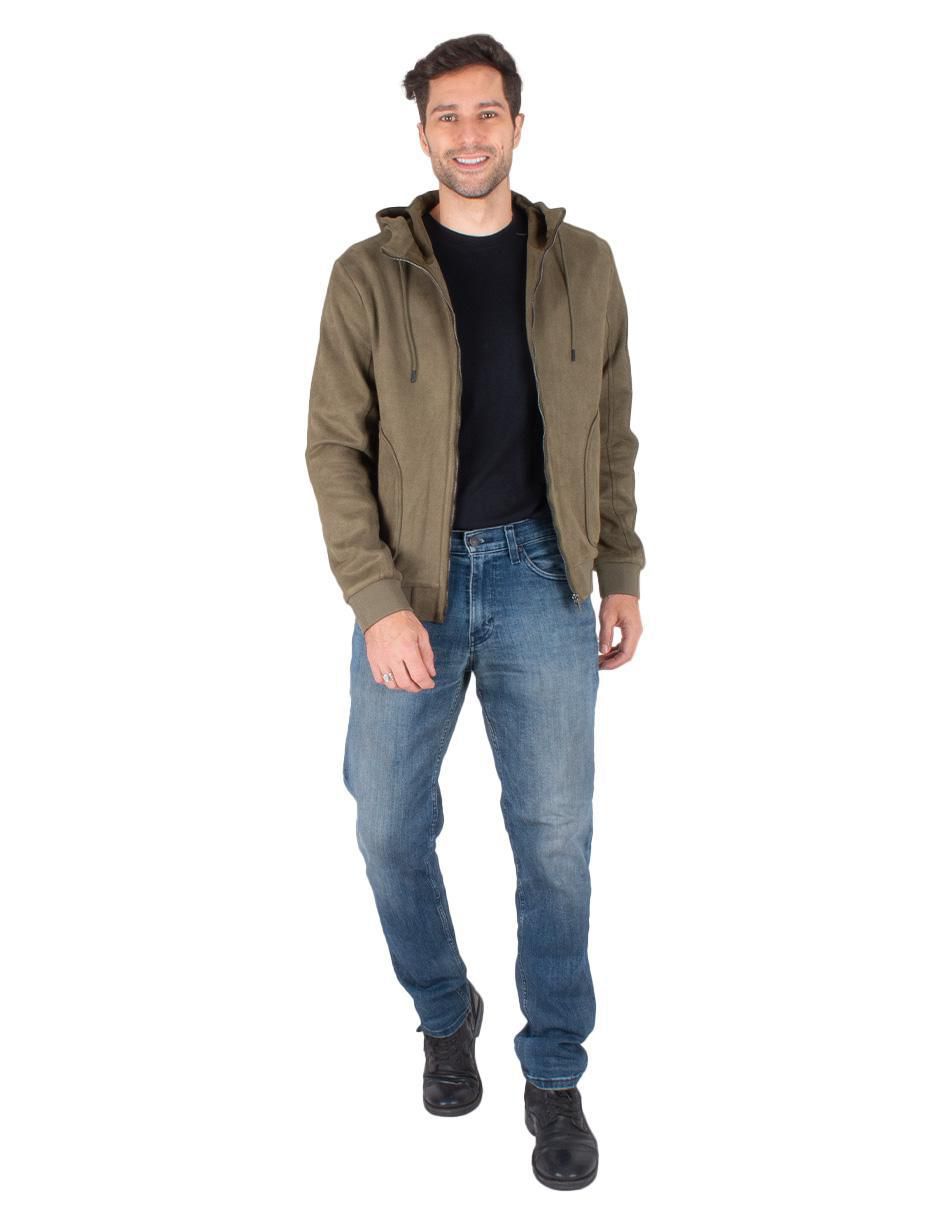 Chamarra casual con capucha para hombre 4
