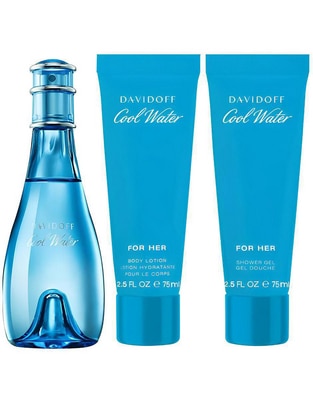 Set Eau de toilette Davidoff Cool Water para mujer
