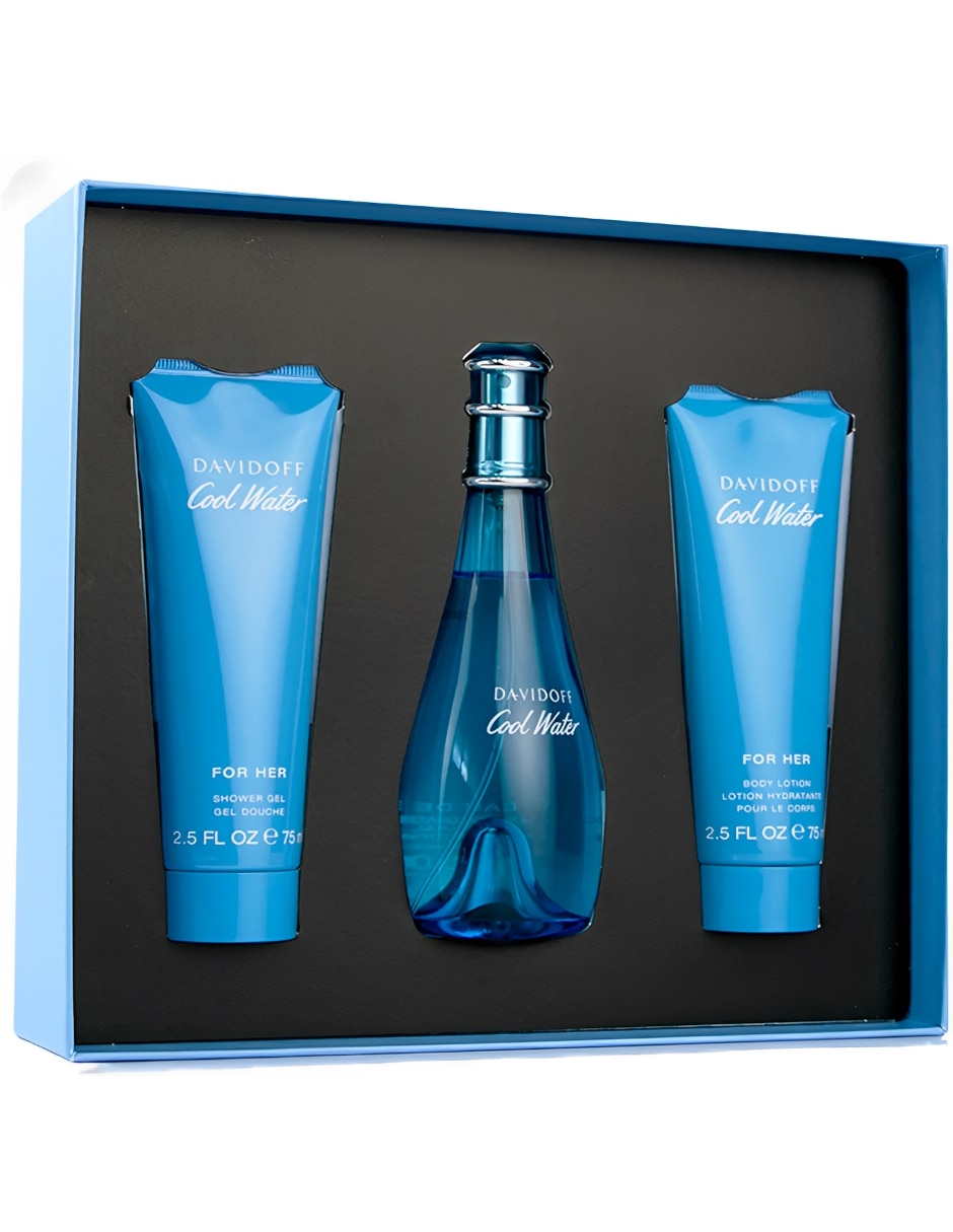 Set Eau de toilette Davidoff Cool Water para mujer