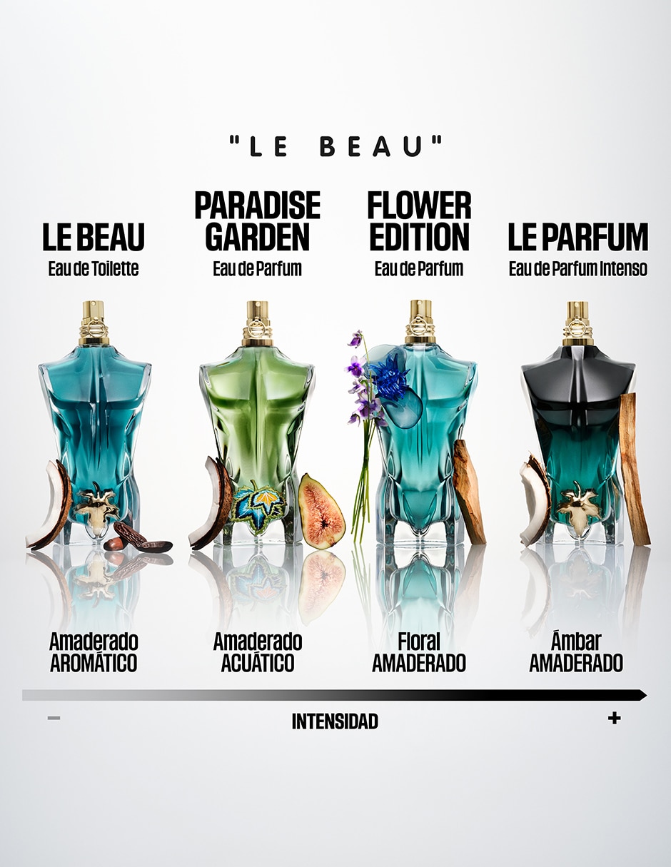 Eau de parfum Jean Paul Gaultier Le Beau Flower Edition para hombre