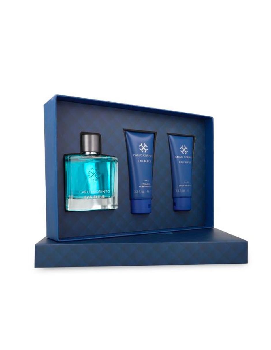 Set Eau de toilette Carlo Corinto Bleue para hombre