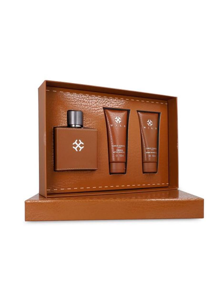 Set Eau de parfum Carlo Corinto Wild para hombre