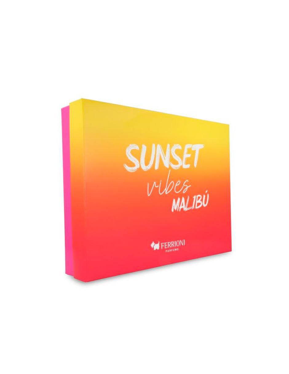 Set Eau de toilette Ferrioni Sunset Vibes Malibu para mujer
