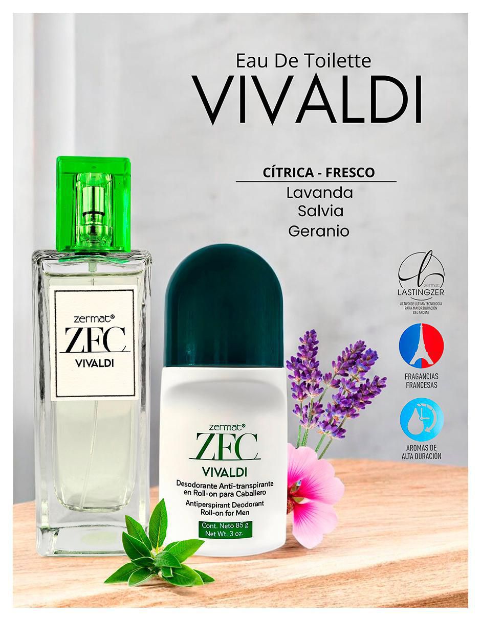 Kit Eau de toilette Zermat Vivaldi para hombre