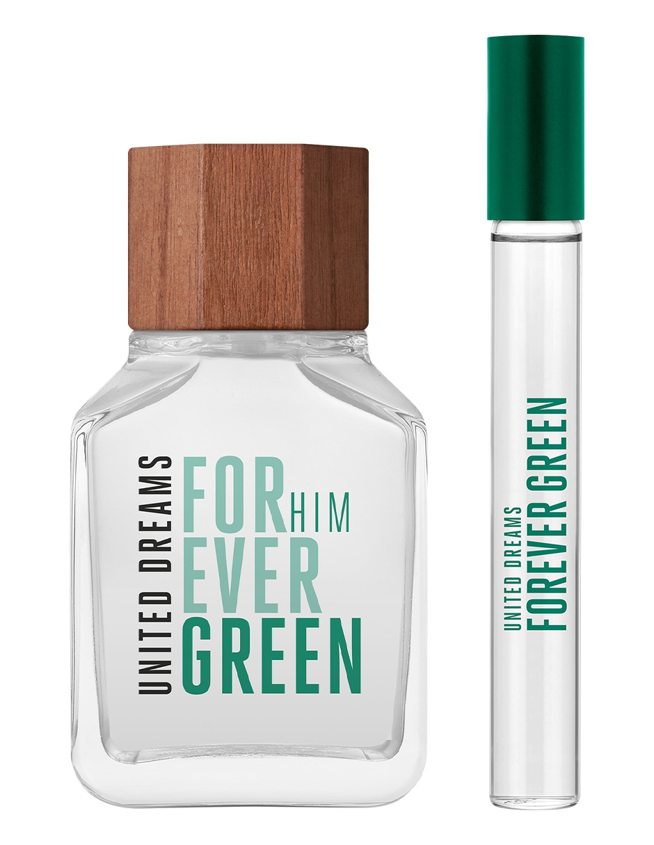 Set Eau de toilette United Dreams Forever Green para hombre