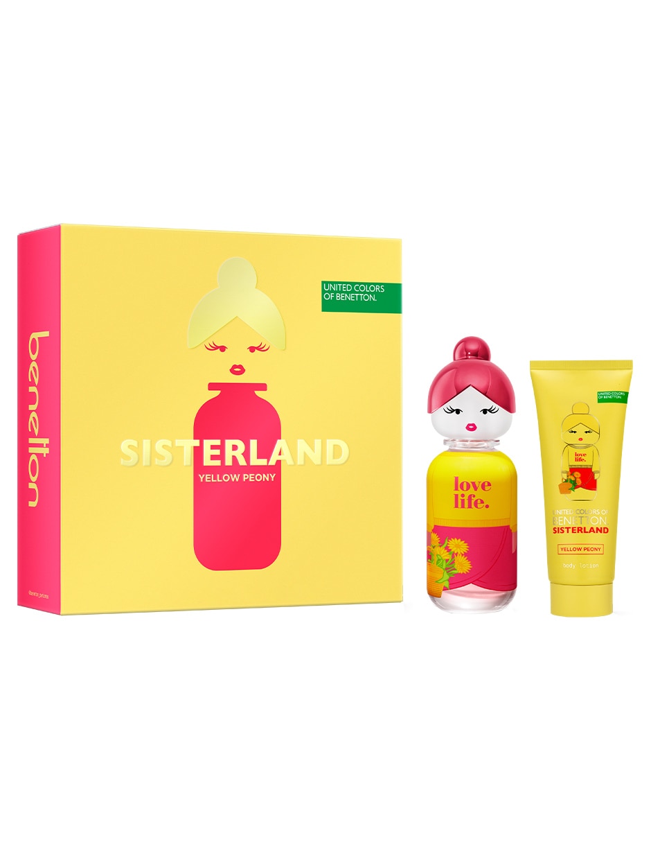 Set Eau de toilette Sisterland Yellow Peony para mujer Set Eau de toilette Sisterland Yellow Peony para mujer